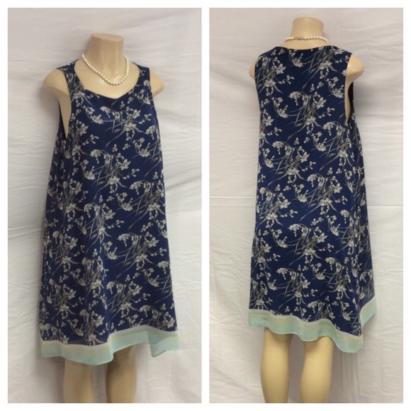 MAX STUDIO LADIES FLORAL SLEEVELESS DRESS - Picture 7 of 8
