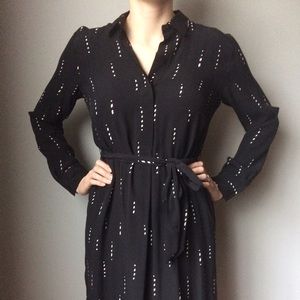 Stitched Stripe Shirtdress S Ann Taylor