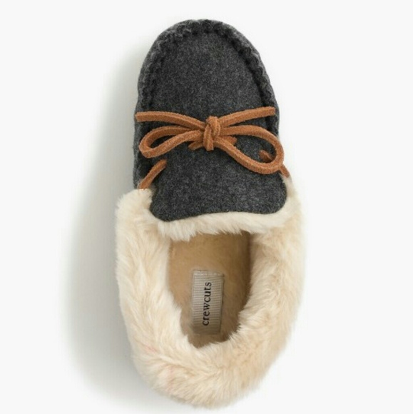 J. Crew Other - Crewcuts Shearling Lodge Moccasins