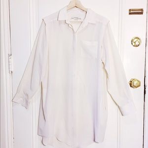 ALLSAINTS - cream tunic button down