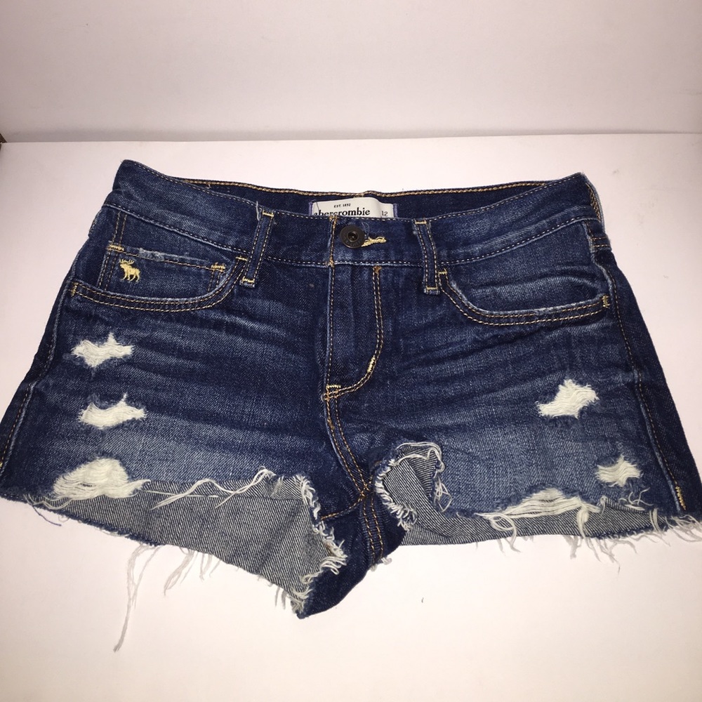 Abercrombie kids Distressed Jean Shorts (2)