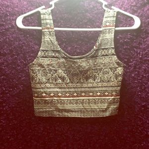 Print Crop Top