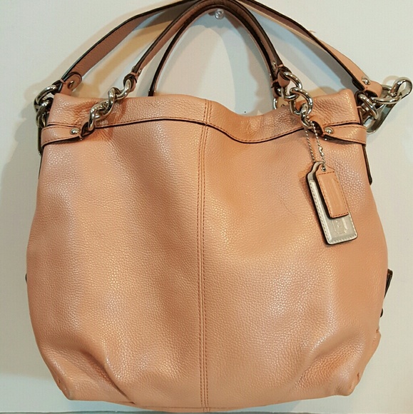 Coach peach leather Brooke - Picture 2 of 6