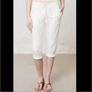 Anthropologie HEI HEI white capris