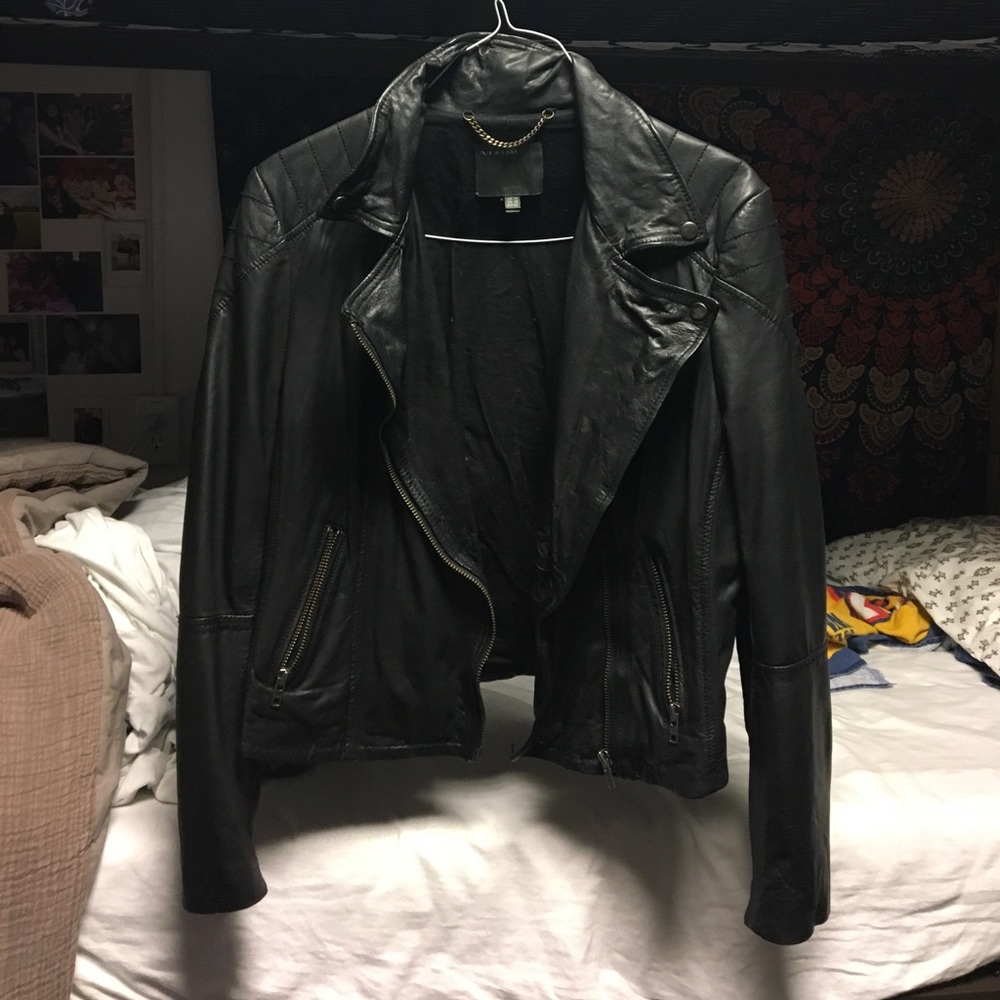 Leather jacket