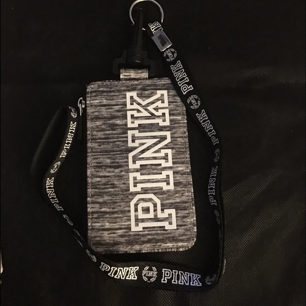 Pink ID holder