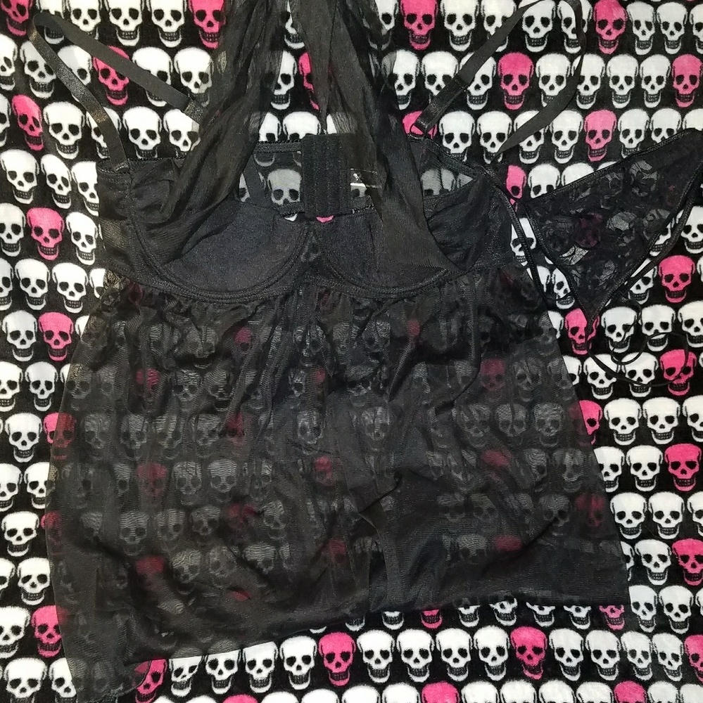 Sheer Demi Cup Plus Size Lingerie, Some Tags