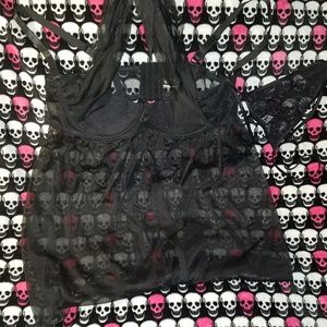 Sheer Demi Cup Plus Size Lingerie, Some Tags