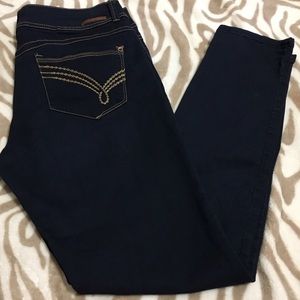 Jolt Dark Wash Skinny Jegging Jeans Stretch 13