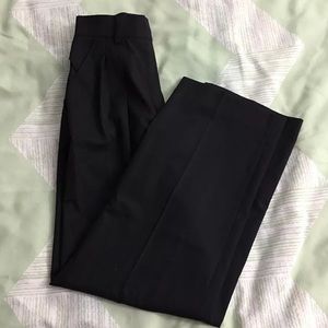 Escada Straight leg black wool career trousers