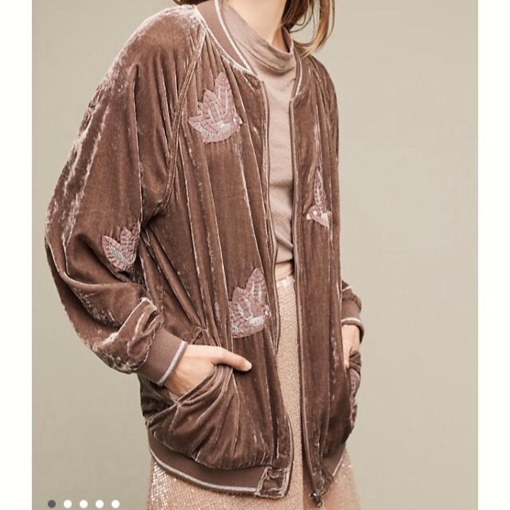 *NWT* Anthropologie HeiHei Baseball Jacket Small