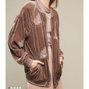 *NWT* Anthropologie HeiHei Baseball Jacket Small