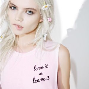 NWT pink top