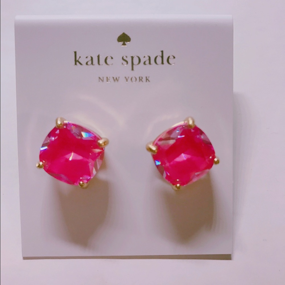 kate spade small square stud earrings
