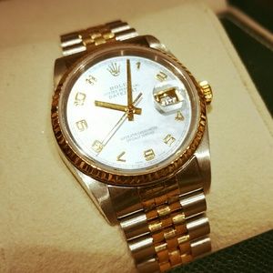 Stainless steel and 18K yellow gold Rolex