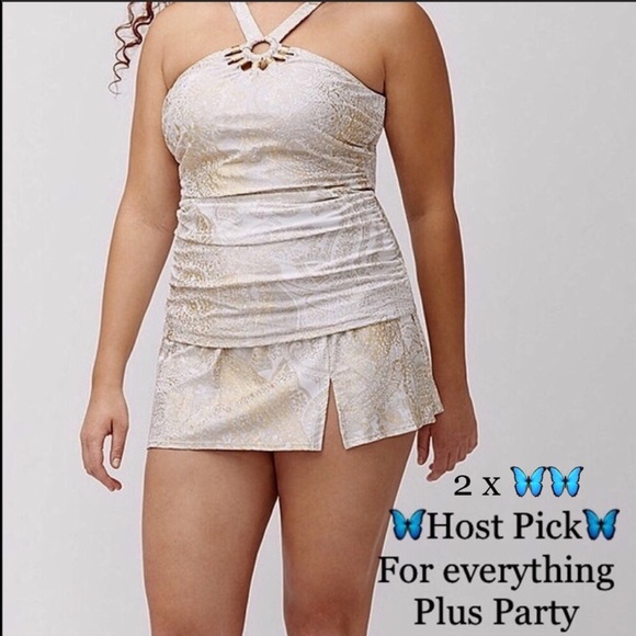 swim dress plus size lane bryant