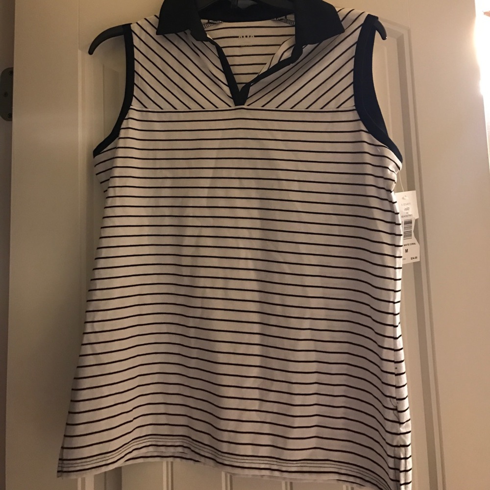 Black and White stripe top,