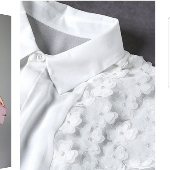 3/4 sleeve shirt dress - Picture 4 of 7