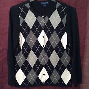 Karen Scott  Argyle Sweater