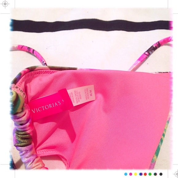 NOW $20! Victoria's Secret Gold Chain Bikini Top - Picture 3 of 5