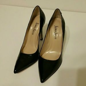 Neiman Marcus Black Pointed Pumps
