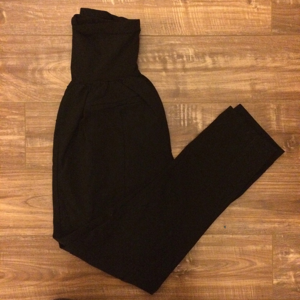 Black maternity skinny pants