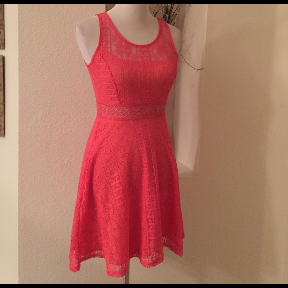 👗 Lace Skater Dress