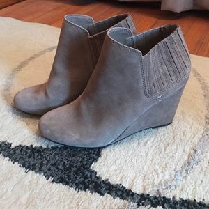 Suede ankle boots