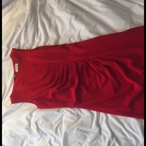 Red Calvin Klein Dress