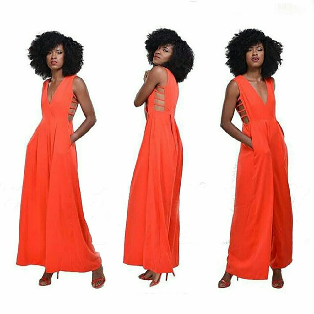 Wide Leg Cut out Jumpsuit