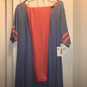LuLaRoe perfect T/TC legging set. BNWT