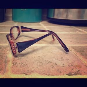 Purple/pink fashion eye glass frames