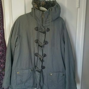 CLEAR OUT winter coat parka Delia's large fleece