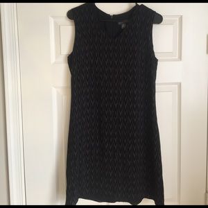 Banana republic black printed dress
