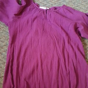 St. Johns Bay 2X short sleeve crinkle gauze top St. Johns Bay 2X short sleeve crinkle gauze top