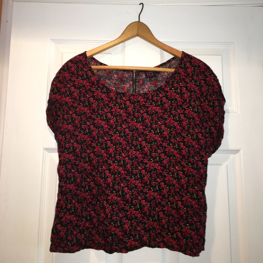 Material Girl floral shirt