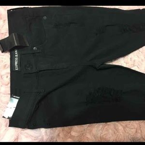 Express black jean legging