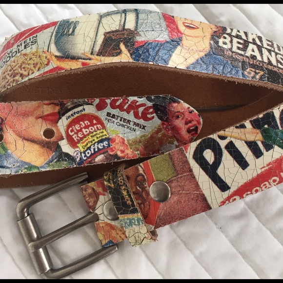 Old-timey advertisements belt - Picture 3 of 3