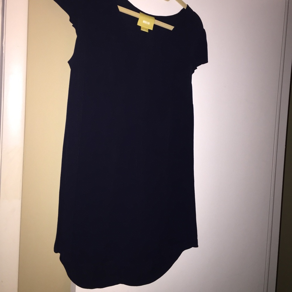 Anthropologie navy mini dress (Maeve brand)
