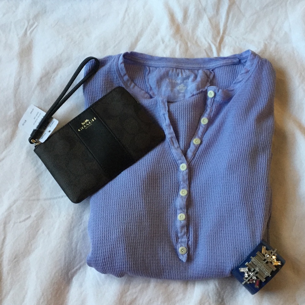 J. Crew Waffle Henley