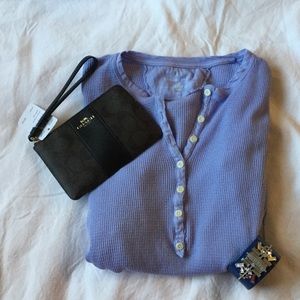 J. Crew Waffle Henley