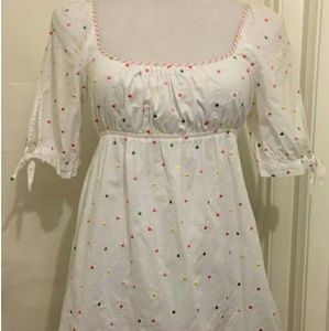 Lilly Pulitzer Empire Waist Embroidered Top