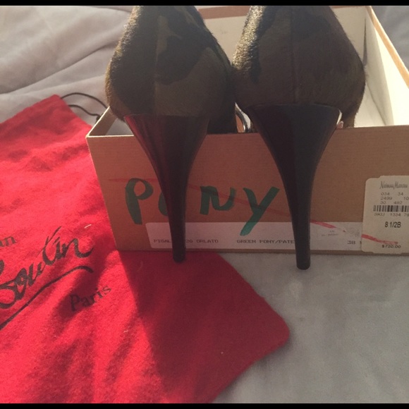 ⏰FLASH SALE!!! Like New Green Pony Pigalle - Picture 2 of 4