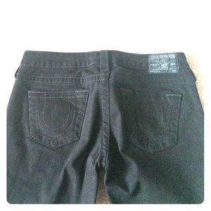 Black true religion jeans