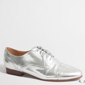 J.Crew Factory Metallic Oxfords