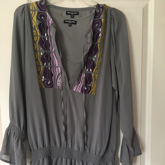 Cha cha Vente Top - Picture 1 of 2