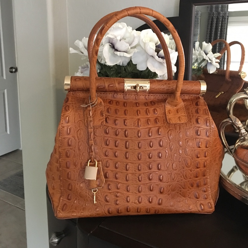 Leather Handbag Made in Italy