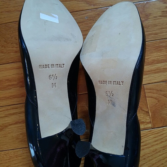 Daniel Barbara blue patent leather pumps. 6.5 M - Picture 5 of 7