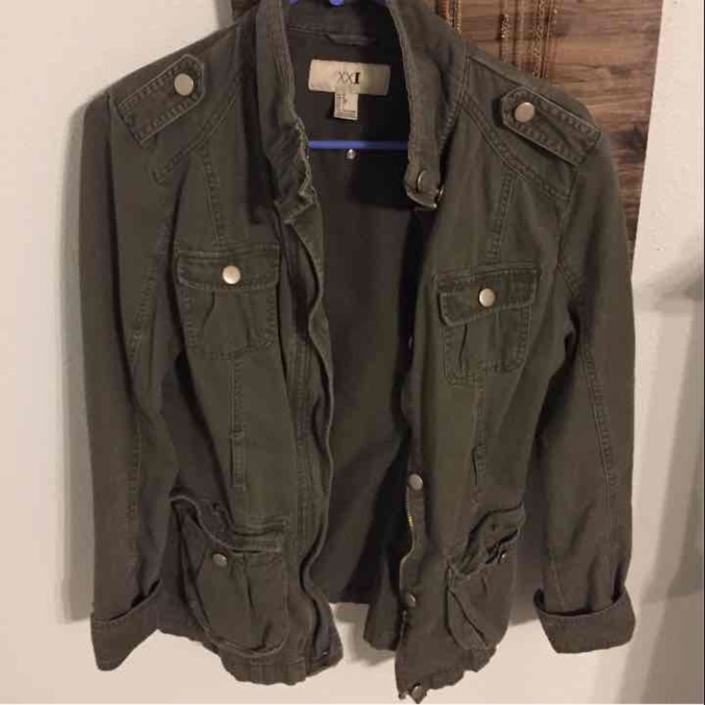 Forever 21 military army jacket