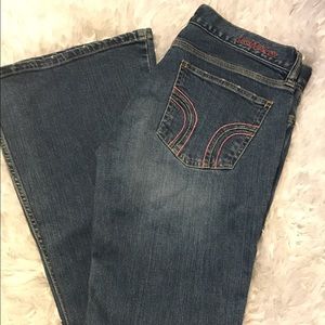 Hollister Low Rise Flare Leg Stretch Jeans